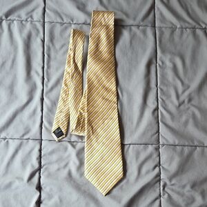 Yellow and Black Silk Ties with Classic Design
